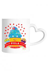 Pola Fajna Babka - Kubek z sercem i imieniem