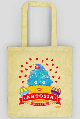 Antosia Fajna Babka - Torba na zakupy z imieniem