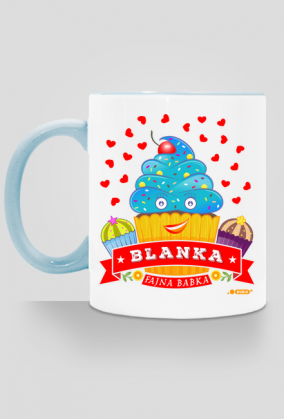 Blanka Fajna Babka - Kubek kolor z imieniem