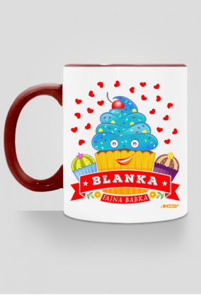 Blanka Fajna Babka - Kubek kolor z imieniem