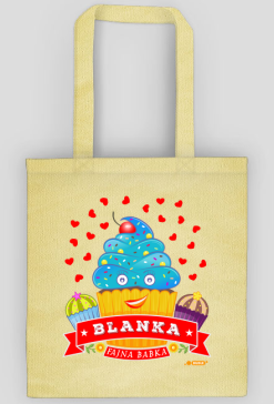 Blanka Fajna Babka - Torba na zakupy z imieniem