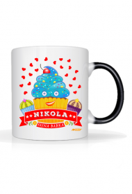 Nikola Fajna Babka - Kubek magiczny z imieniem