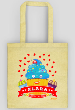 Klara Fajna Babka - Torba na zakupy z imieniem