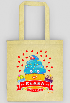 Klara Fajna Babka - Torba na zakupy z imieniem