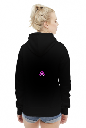 Bluza z kapturem dla niej xA przód, tył