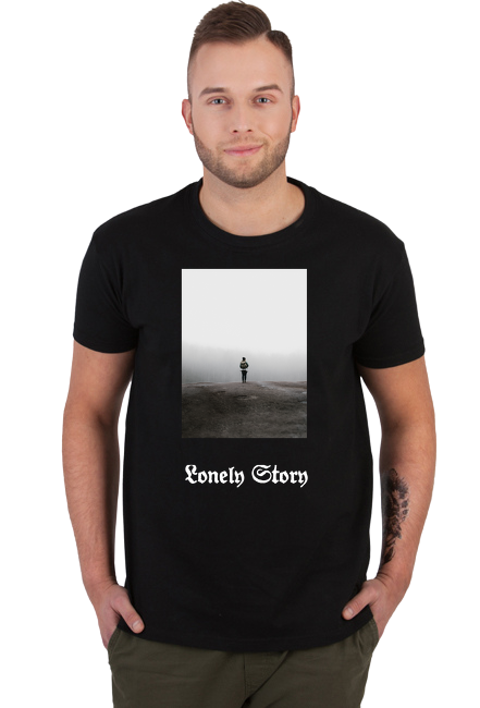 LonelyStory T-Shirt Czarny