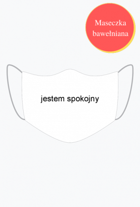 maseczka jestem spokojny