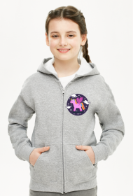 Jednorożec wśród gwiazd - bluza dziecięca unisex