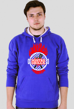Mistrz Grilla - Bluza męska z kapturem