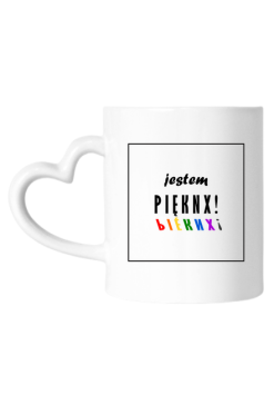 Kubek unisex - jestem pięknx LGBT