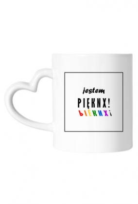 Kubek unisex - jestem pięknx LGBT