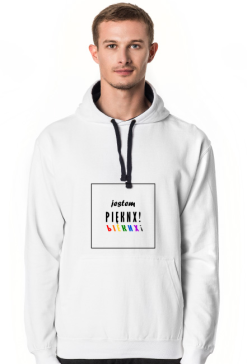 bluza męska - jestem pięknx LGBT