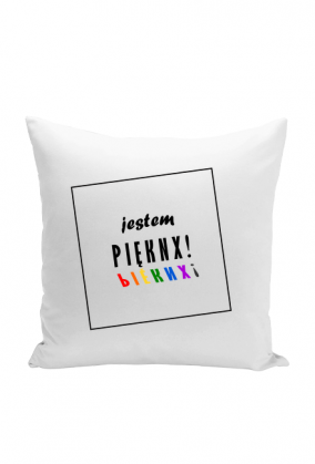 poduszka- jestem pięknx LGBT