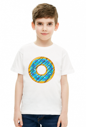 Niebieski Donut - Koszulka dziecięca