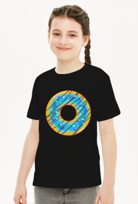 Niebieski Donut - Koszulka dziecięca