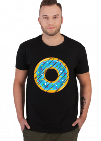 Niebieski Donut - Koszulka męska