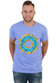 Niebieski Donut - Koszulka męska