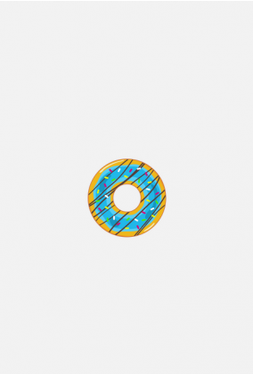 Niebieski Donut - Koszulka damska