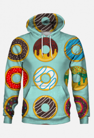 Donutowo - Bluza fullprint z kapturem