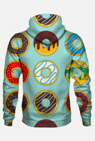 Donutowo - Bluza fullprint z kapturem