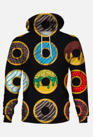 Donutowo - Bluza fullprint z kapturem