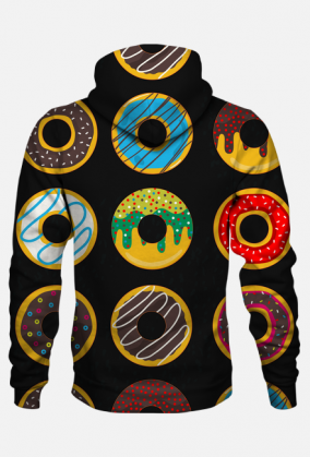 Donutowo - Bluza fullprint z kapturem