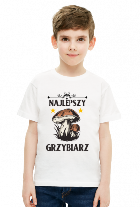 Grzybiarz. Prezent dla Grzybiarza. Koszulka Grzybiarza