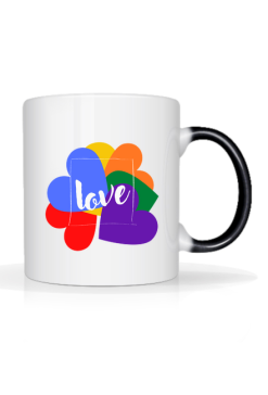 kubek z tęczą/miłością/love LGBT