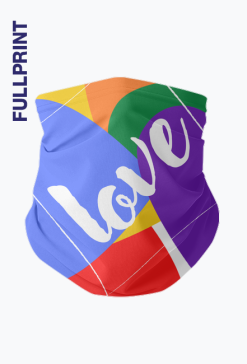 buffa/ komin/ maseczka - miłość/ love/ tęcza/ LGBT