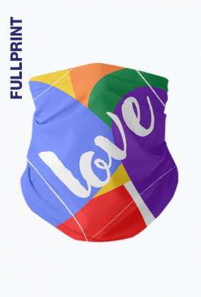 buffa/ komin/ maseczka - miłość/ love/ tęcza/ LGBT