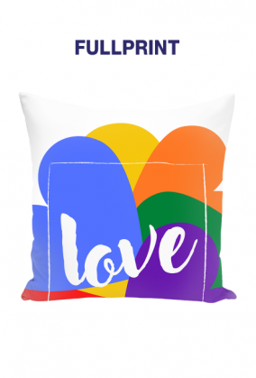 poduszka z motywem tęczy/ miłości/ LGBT