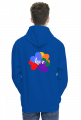 bluza męska z kapturem / motym miłości/ love/ lgbt/ tęcza