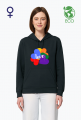 damska bluza eco - motyw serc/ miłości/ LGBT/ tęczy/ love