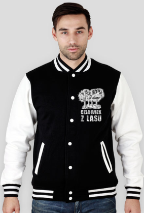 Człowiek z Lasu - Bluza męska varsity jacket