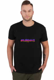 #plsbehave streetwear colourful logo tee