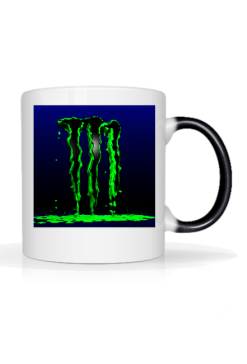 Kubek z logo monster Energy