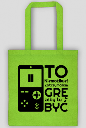 To Niemożliwe Zatrzymałem GRĘ - Torba na zakupy dla gracza