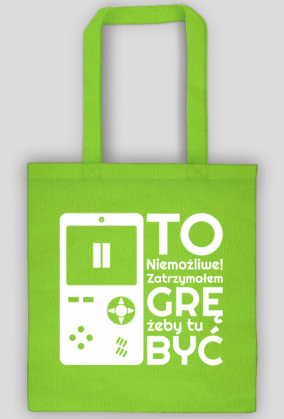 To Niemożliwe Zatrzymałem GRĘ - Torba na zakupy dla gracza