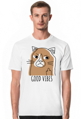 grumpy cat | śmieszna koszulka z kotem | sos tatarski | mem | koszulka męska | koszulka z nadrukiem |