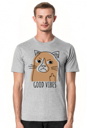 grumpy cat | śmieszna koszulka z kotem | sos tatarski | mem | koszulka męska | koszulka z nadrukiem |