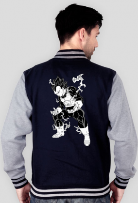 Dragon Ball Super Vegeta Ultra Ego - bluza męska college baseball