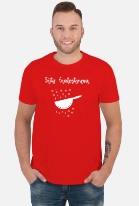 Koszulka męska z napisem "Sito Eratostenesa"