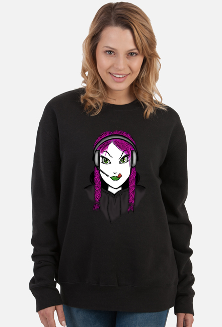 Bluza damska czarna SpunkyGirl