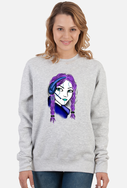 Bluza damska szara CyberGirl