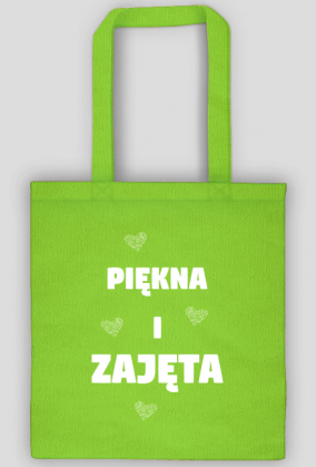 ŚMIESZNA Torba bawełniana- PIĘKNA I ZAJĘTA