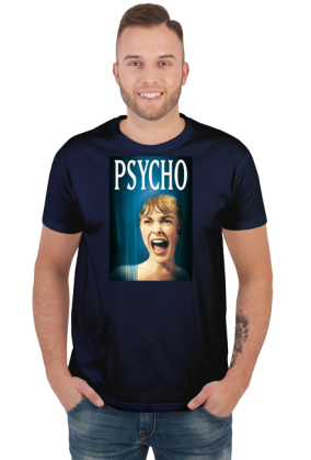 Koszulka męska Halloween Old Movie Horror Psycho