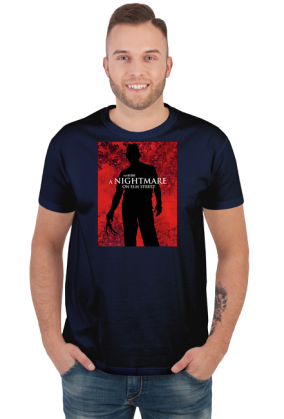 Koszulka męska Halloween Koszmar z ulicy Wiązów Freddie Kruger