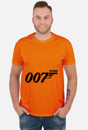 Koszulka 007 boyfriend na dzień chłopaka