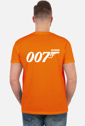 Koszulka 007 boyfriend na dzień chłopaka