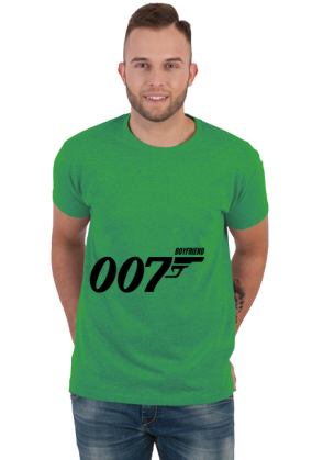 Koszulka 007 boyfriend na dzień chłopaka